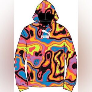 Puma Lava Print Hoodie